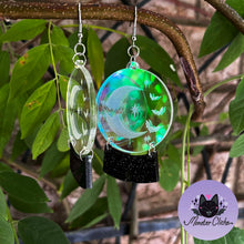 Load image into Gallery viewer, Iridescent Crystal Ball Earrings