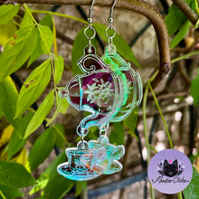 Load image into Gallery viewer, Time for Tea Iridescent Earrings