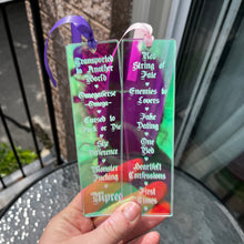 Load image into Gallery viewer, Spicy & Sweet Iridescent Bookmarks✨ MTO