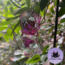 Load image into Gallery viewer, Iridescent Monster Fucker Keychain
