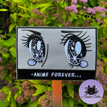 Load image into Gallery viewer, B GRADE Black and White Anime Forever Screen Shot Embroidered Patch