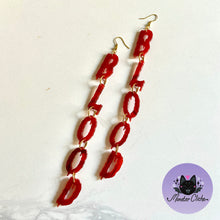 Load image into Gallery viewer, Blood Earrings (MTO)
