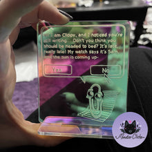 Load image into Gallery viewer, Clippy Desk Buddy Standee (MTO)