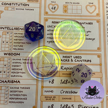 Load image into Gallery viewer, D&D or TTRPG Inspiration Tokens
