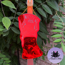 Load image into Gallery viewer, Red Mirrored Monster Fucker Wall Hanging
