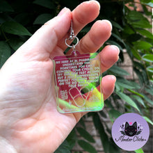 Load image into Gallery viewer, Omegaverse Safe Heat & Rut PSA Keychain