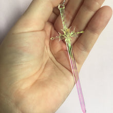 Load image into Gallery viewer, Iridescent Sword Earrings or Pendant (MTO)