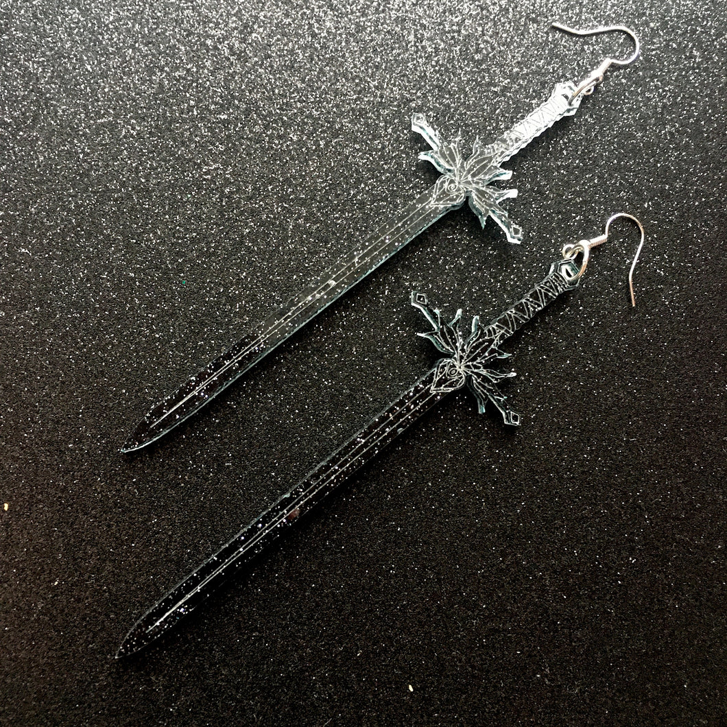 Badass Starlight Sword Earrings (MTO)