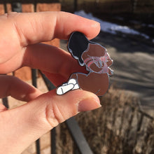 Load image into Gallery viewer, You've Got me Tied in Knots~ Shibari Hard Enamel Pin