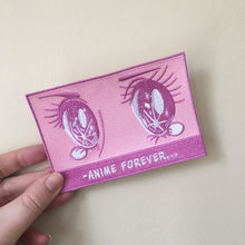 Load image into Gallery viewer, Pink Anime Forever Screen Shot Embroidered Patch
