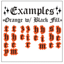 Load image into Gallery viewer, CUSTOM SPOOPY SEASON Pronoun Earrings (MTO)