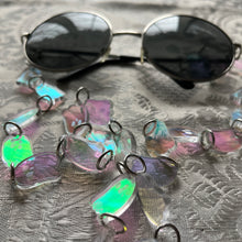 Load image into Gallery viewer, Iridescent Ghost Glasses Chain
