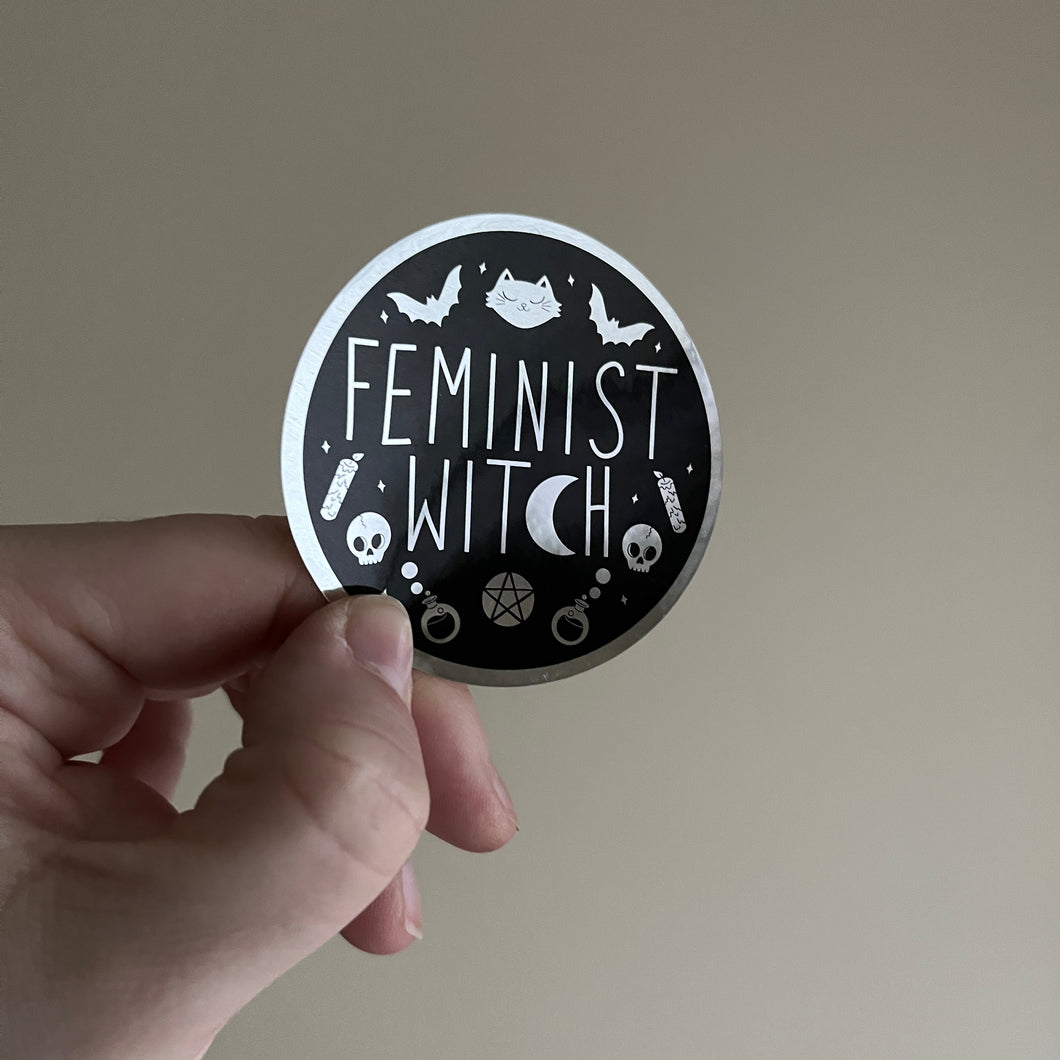 NEW Feminist Witch Design Sticker