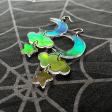 Load image into Gallery viewer, Celestial Vibes Iridescent Earrings (MTO)
