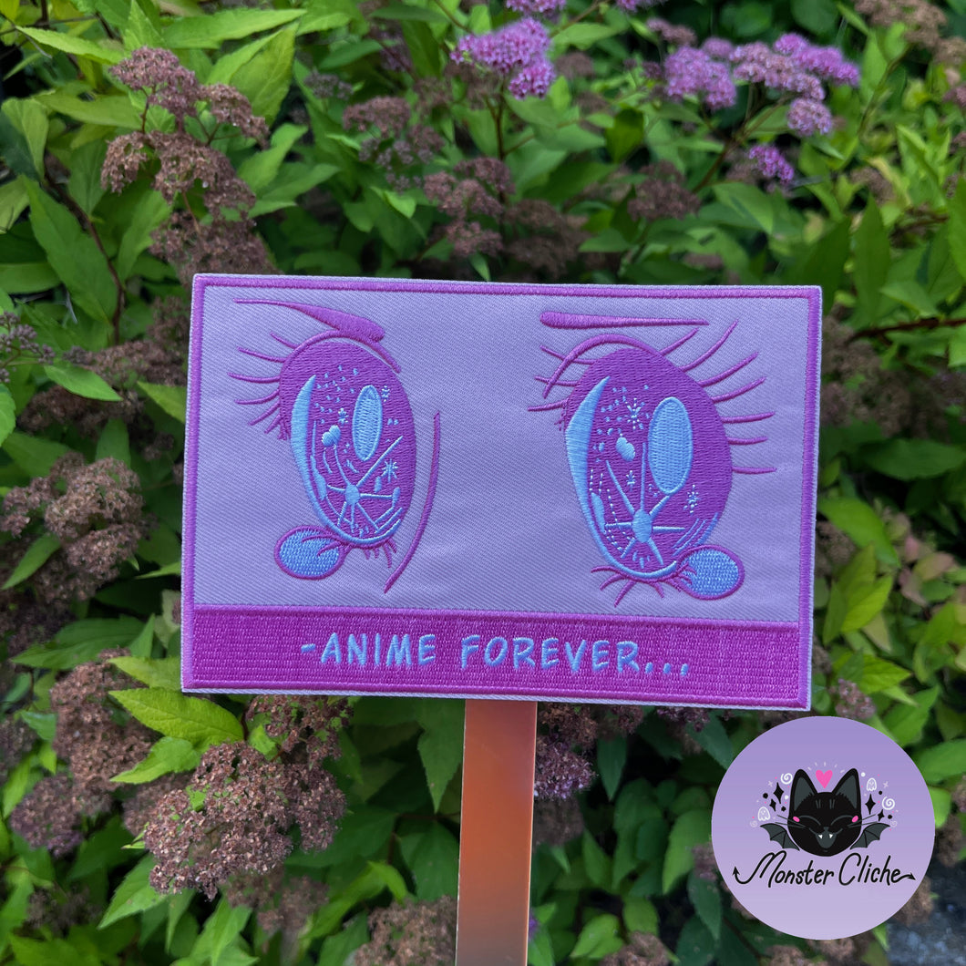 B GRADE Pink Anime Forever Screen Shot Embroidered Patch