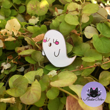 Load image into Gallery viewer, Blushing Ghost Hard Enamel Pin
