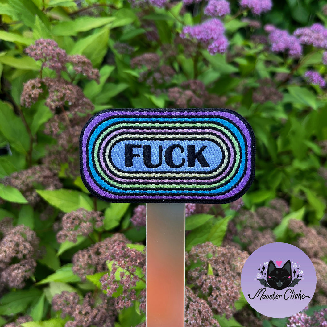 FUCK Pastel Embroidered Patch