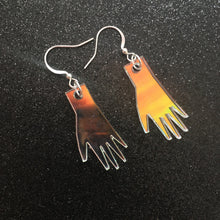 Load image into Gallery viewer, Iridescent Hand Earrings (MTO)

