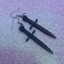 Load image into Gallery viewer, Badass Starlight Dagger Earrings (MTO)
