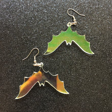 Load image into Gallery viewer, Iridescent Bat Earrings (MTO)
