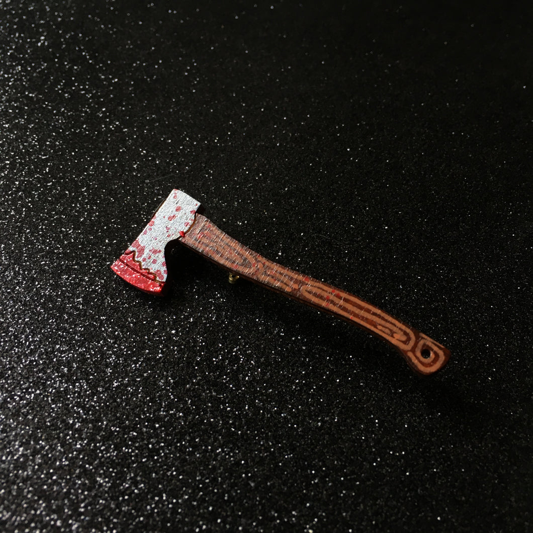 Axe Murderer - Handpainted Wooden Pin