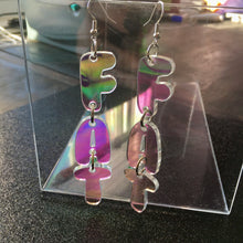 Load image into Gallery viewer, Iridescent FAT Dangly Earrings (MTO)
