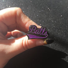 Load image into Gallery viewer, Sparkly &quot;Butts&quot; Hard Enamel Pin
