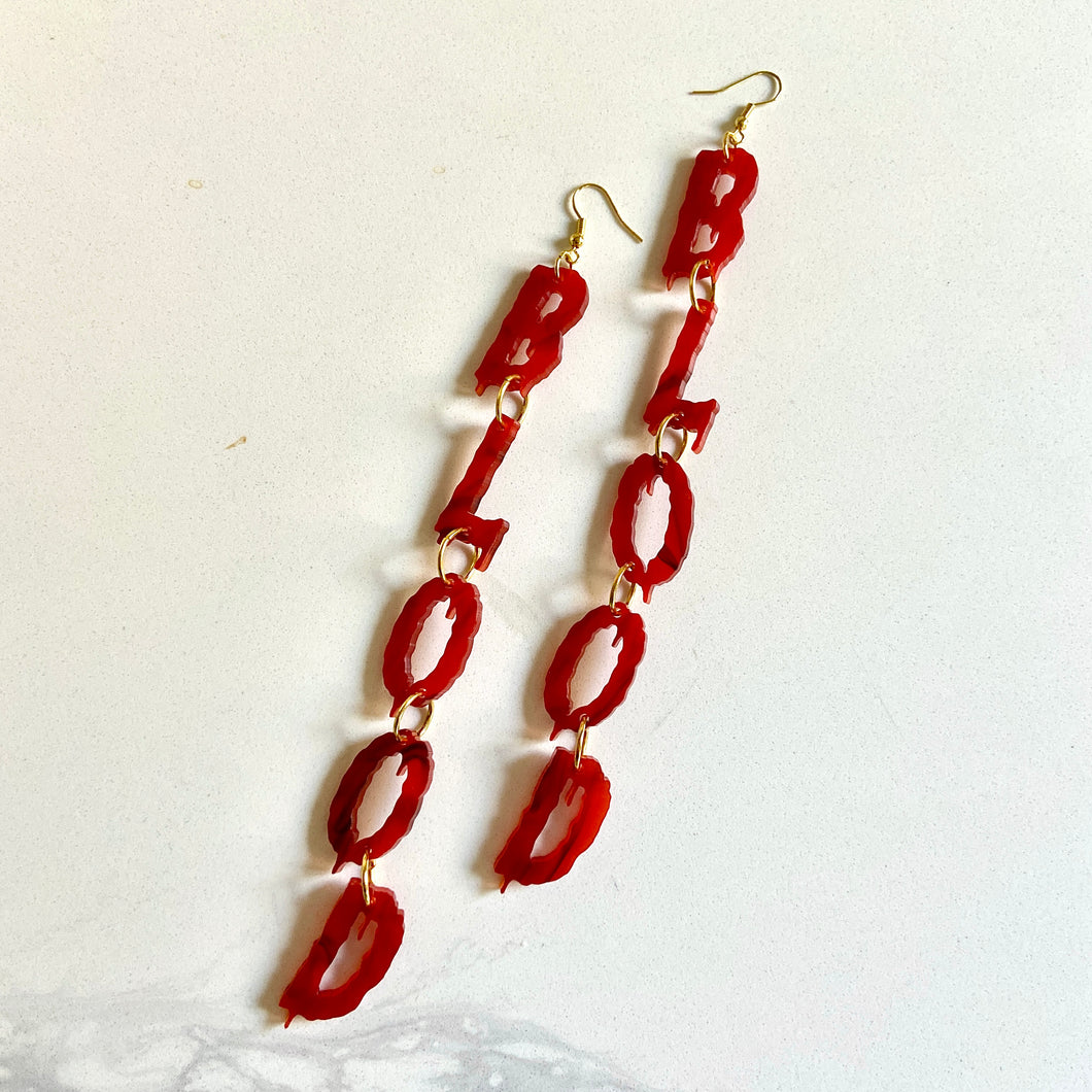 Blood Earrings (MTO)